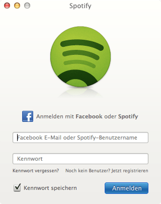 Spotify ohne Facebook-Account